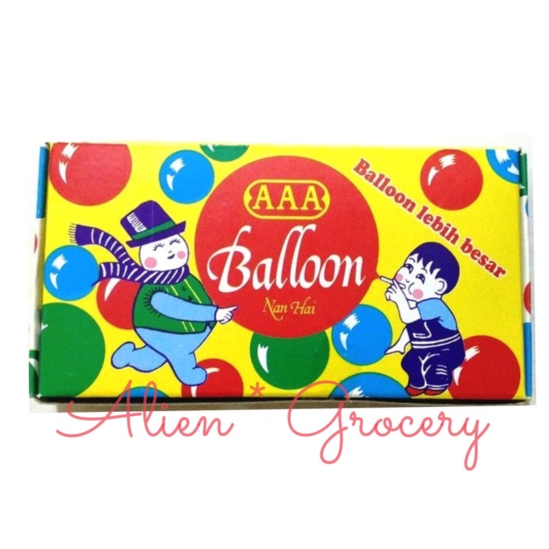 Balon Tiup Sedotan AAA Mainan Anak Jadul Plembungan Mainan Tradisional
