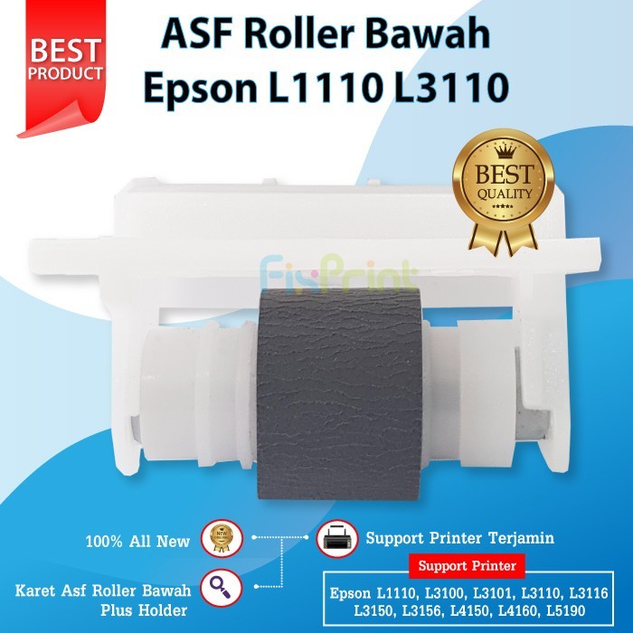 ASF Roller Bawah Epson L1110 L3110 Roll Penarik Kertas Printer EcoTank L3150 L4150 L4160 L5190