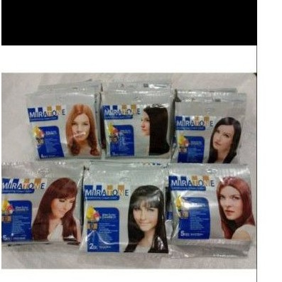pewarna rambut / semir miratone sacet