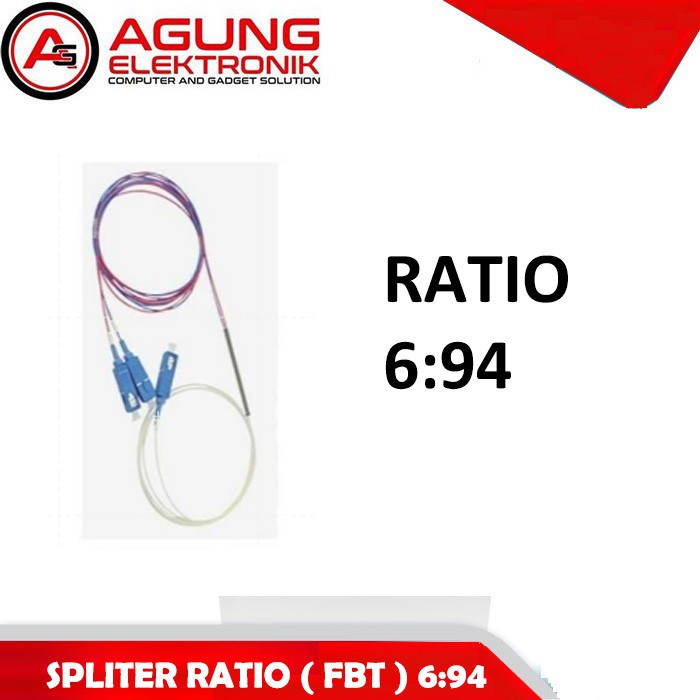 Splitter ratio 6:94 Three window/FBT spliter ratio/coupler rasio (UPC)