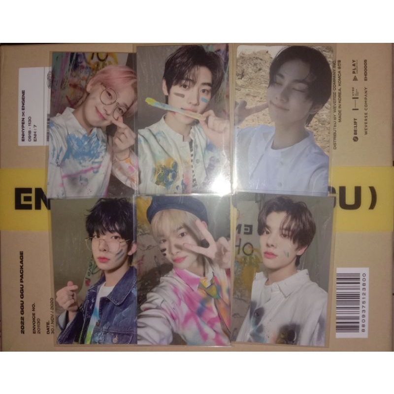 pair photocard enniversary enniv heeseung sunghoon sunoo ni-ki jake jungwon tuspi