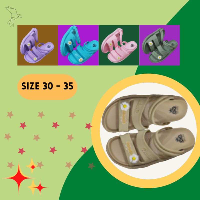 Sendal Selop Anak Remaja Perempuan Dulux 323D Kuat Tidak Licin