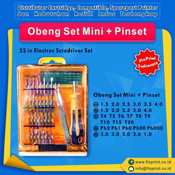 Obeng Set Mini Lengkap Murah   Pinset Murah