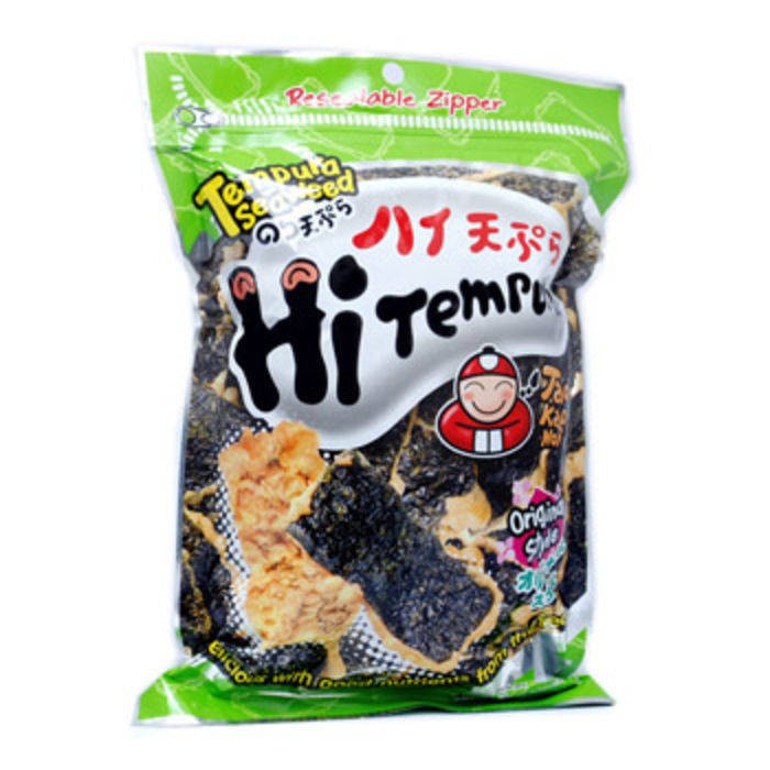 Tao Kae Noi Hi Tempura Seaweed Original - Spicy- Snack Tempura Orignal - Pedas