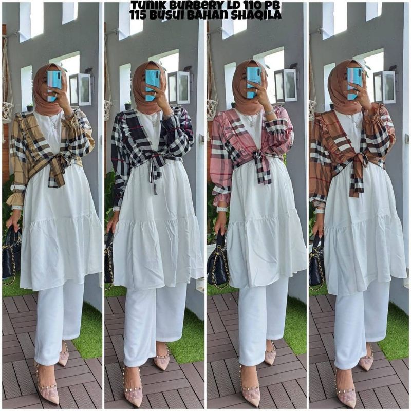 tunik burberry