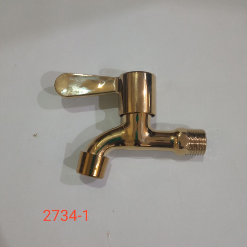 Kran Air Tembok Dan Taman - 1/2 Inch - High Quality Warna Gold