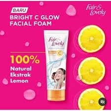 Fair Lovely Bright C Glow Facial Foam 100gr