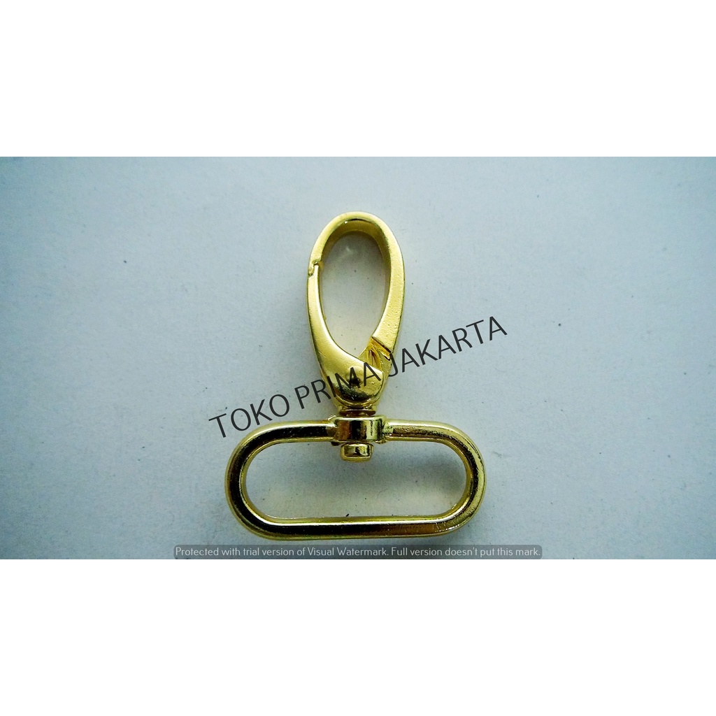 

AKSESORIS CANTELAN GANTUNGAN KOKOT KAITAN METAL BAG HOOK PENGAIT BESI 212-30 B MAS
