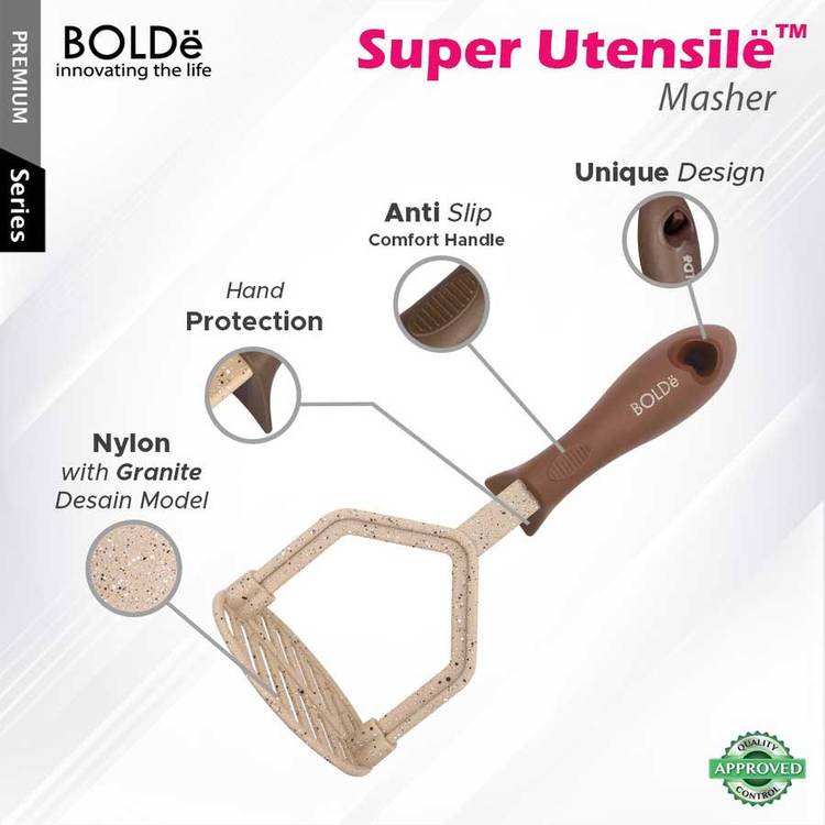 BOLDe Super Utensile Spatula / Slotted Turner / Spoon / Skimmer / Soup Ladle / whisk Irus Sutil