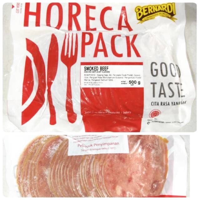 

Smoked Beef Bernardi Horeca 500gr (GOSEND & GRAB EXPRESS)