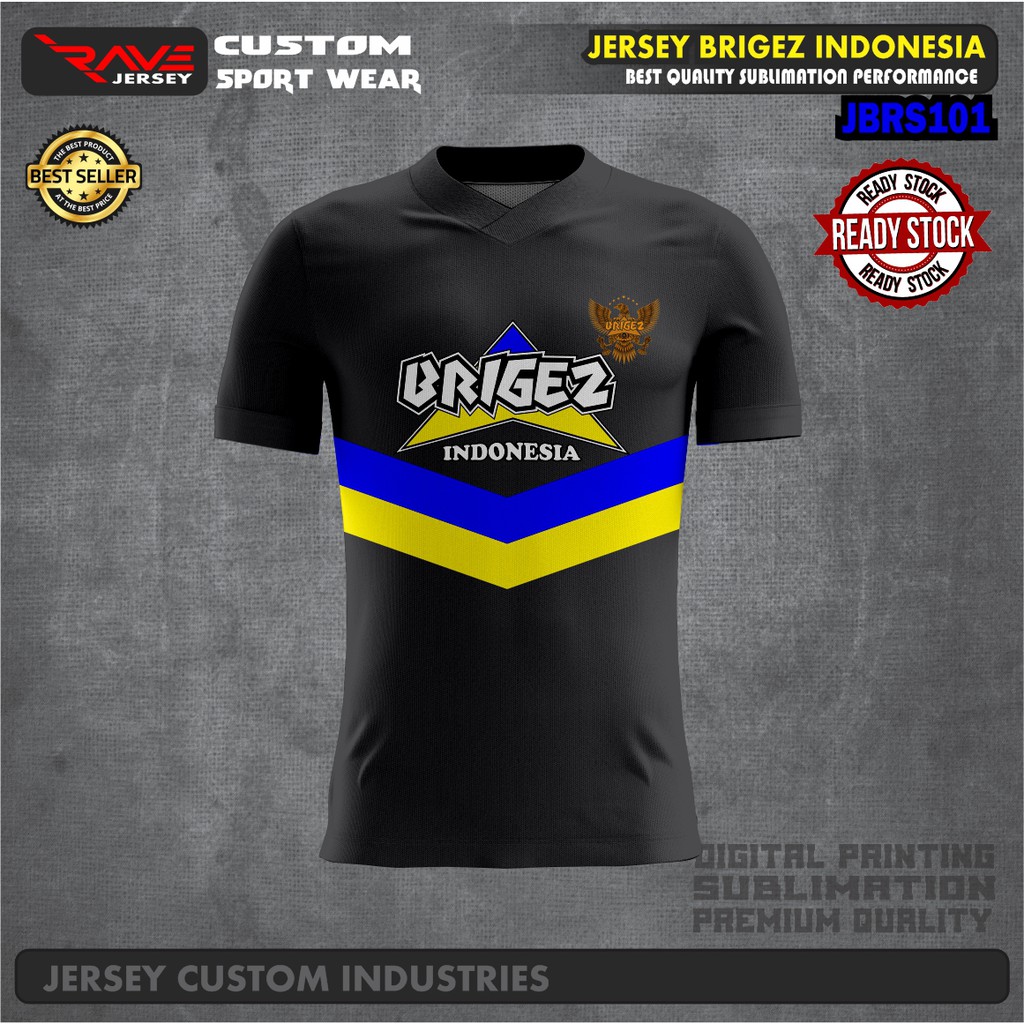 JERSEY BRIGEZ READY STOCK BRIGEZ INDINESIA BRIGADIR SEVEN BRIGEZ ORMAS BRIGEZ JAKET PRGEZ PRINTING