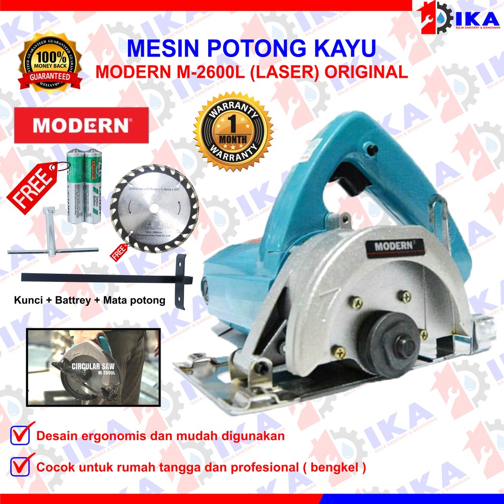 Mesin Circle Potong Kayu Gergaji Circular Saw M 2600 M2600 Modern