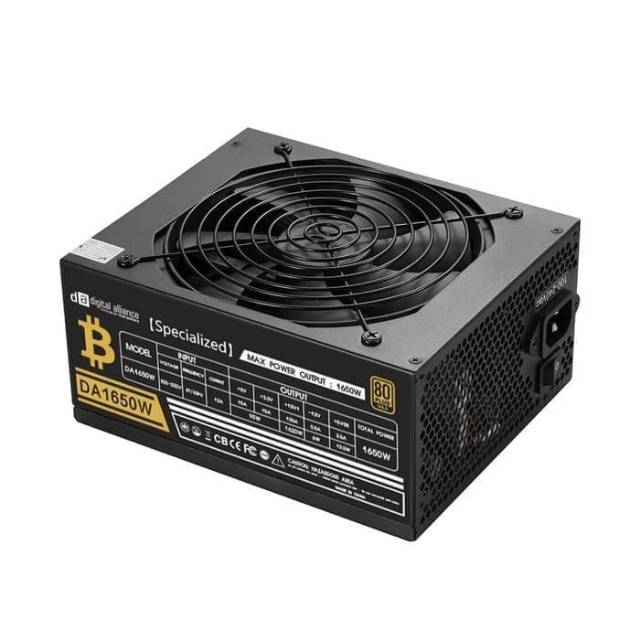 Digital Alliance Power Supply 1650 Watt 80+ Gold Special BITCOIN