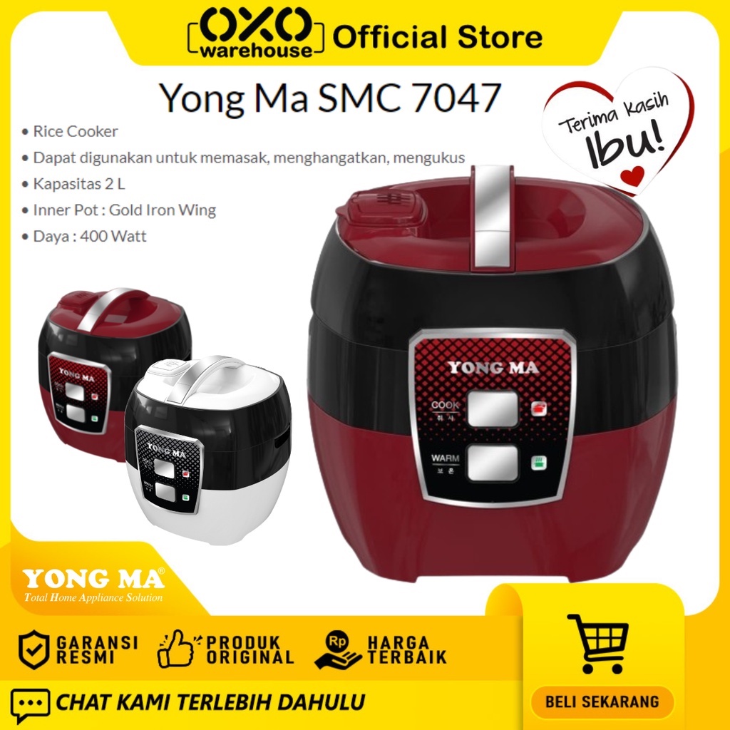 Jual Oxo Warehouse Yong Ma Rice Cooker Manual 2 Liter SMC
