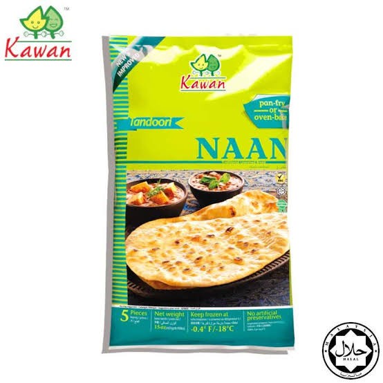 PROMO [COD] kawan food roti naan tandoori / roti arab tepung gandum / roti india