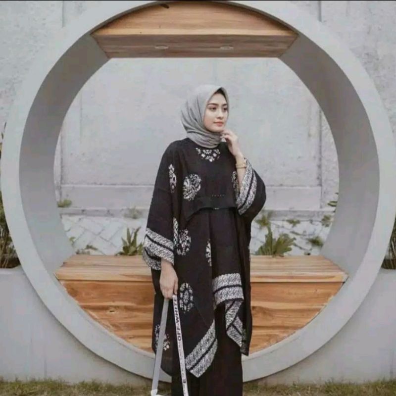 Kaftan Batik Slampad Viscose| Hanya Atasan | Kaftan Batik Wanita