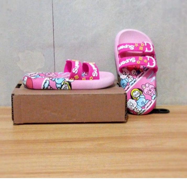 Muraaaahh.. Sandal anak cewek/Sandal anak cewek karakter BTS/Sandal anak termurah