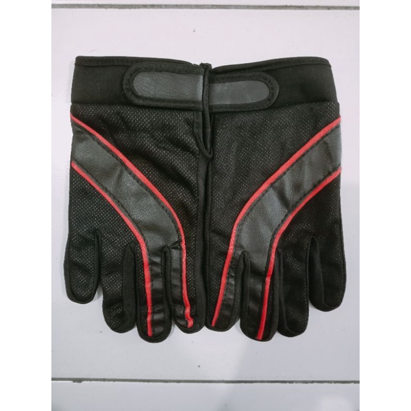 Sarung tangan motor biasa dan batok/setengah jari dan full jari