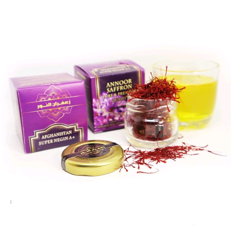 

Saffron Afghanistan 1 Gram Super Negin Grade 1+ Bersertifikat Original 100% Safron Zafaran