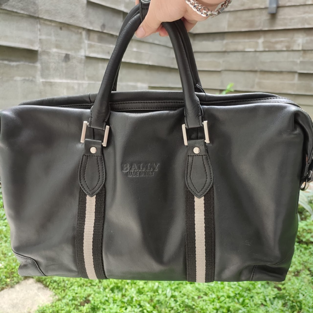 [SIAP KIRIM] TAS KERJA KANTOR PRIA BALLY BRIEFCASE BUSINESS HAND BAG TAS LAPTOP BALLY ORIGINAL AUTHE
