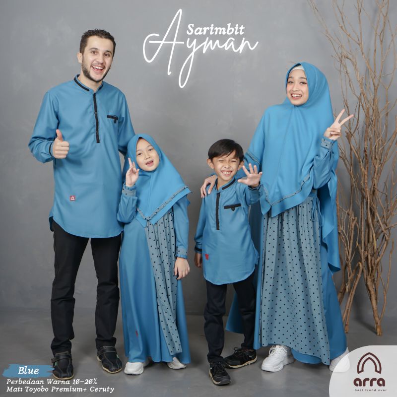 Gamis anak sarimbit Ayman by ARRA branded