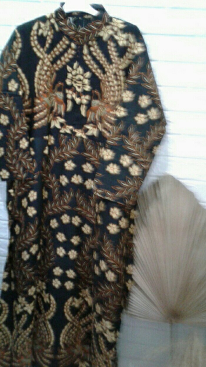 Ms Gamis Batik Sriwedari|manggar|padi Macam Mt Maxi Jumbo Bumil/busui Katun Sogan Allsize Ld104-120