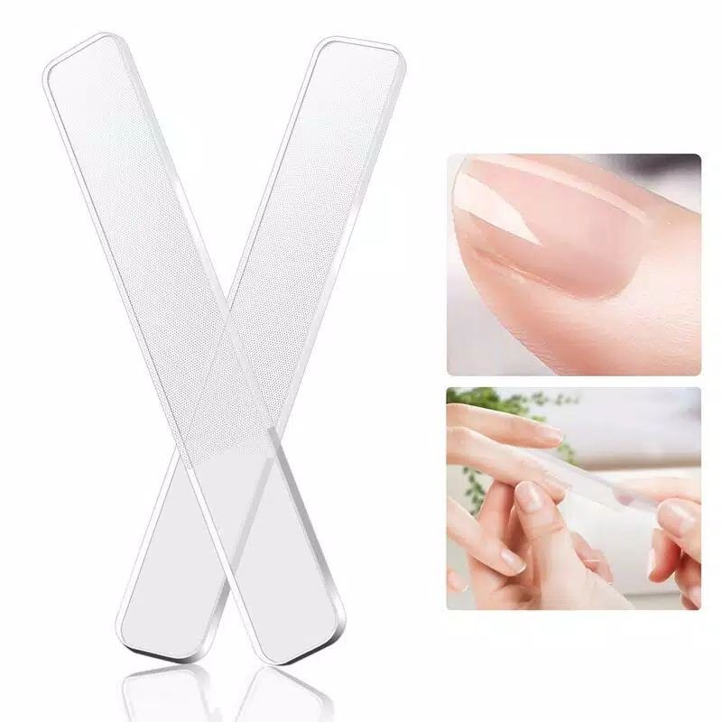 ❤Miss.Vinka❤ Kikir Kuku Pengkilap Kaca Asahan Kuku Nail File Buffer Shiner Nano File