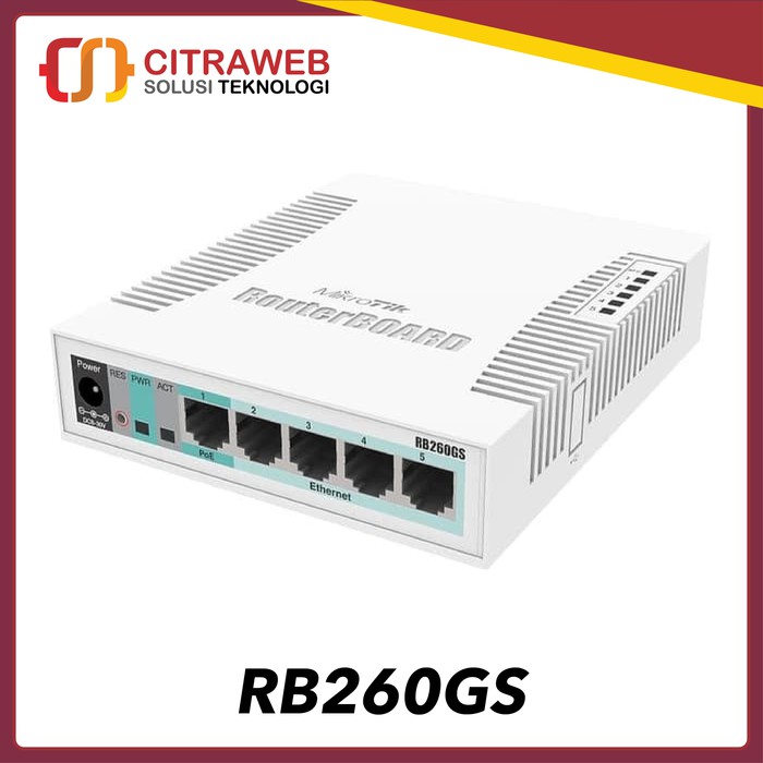 Mikrotik RB260GS | RB 260GS Switch Gigabit 5 Port