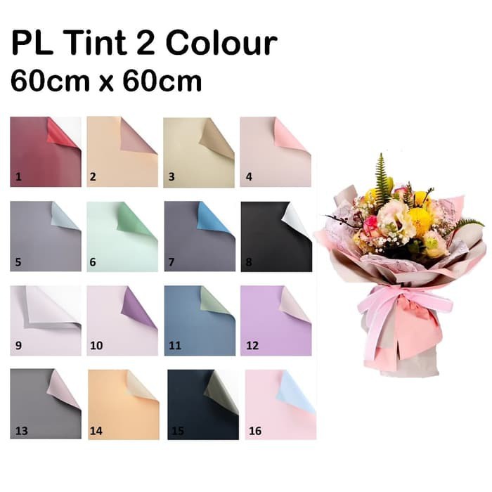 

FRESH - 3 LEMBAR - PL Tint 2 Colour (Wrapping Bunga Murah) - ISTIMEWA