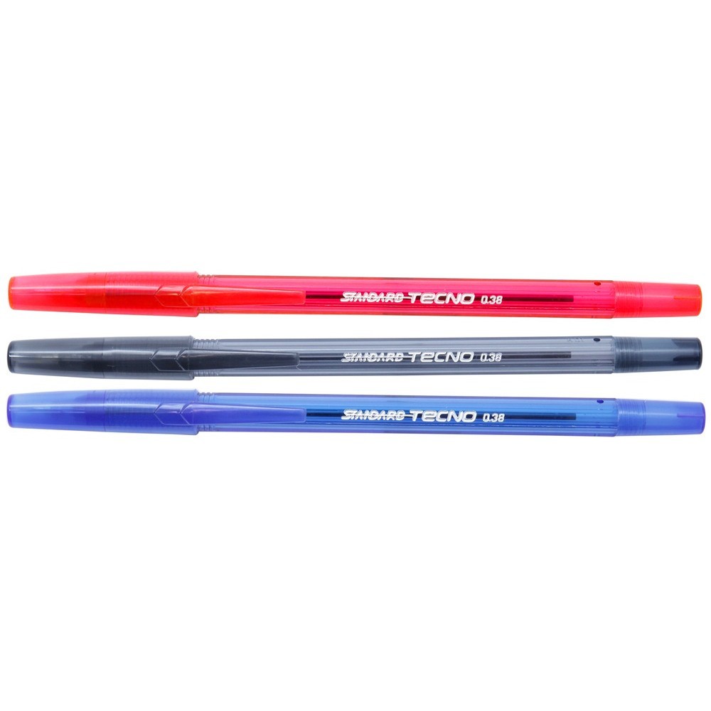 Pen Standard Tecno Hitam / Biru