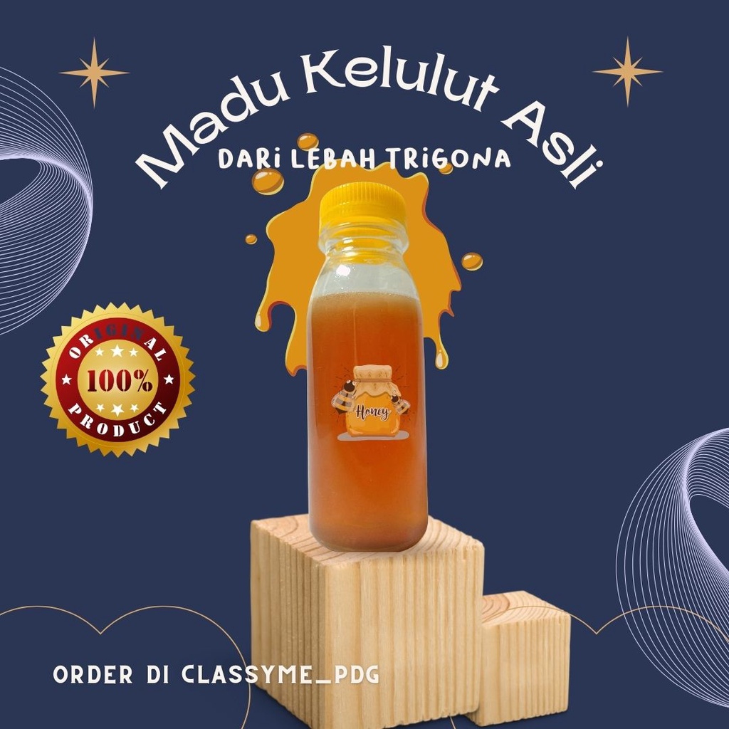 

MADU TRIGONA/MADU KELULUT ORIGINAL 100% ASLI PADANG[100% Original]