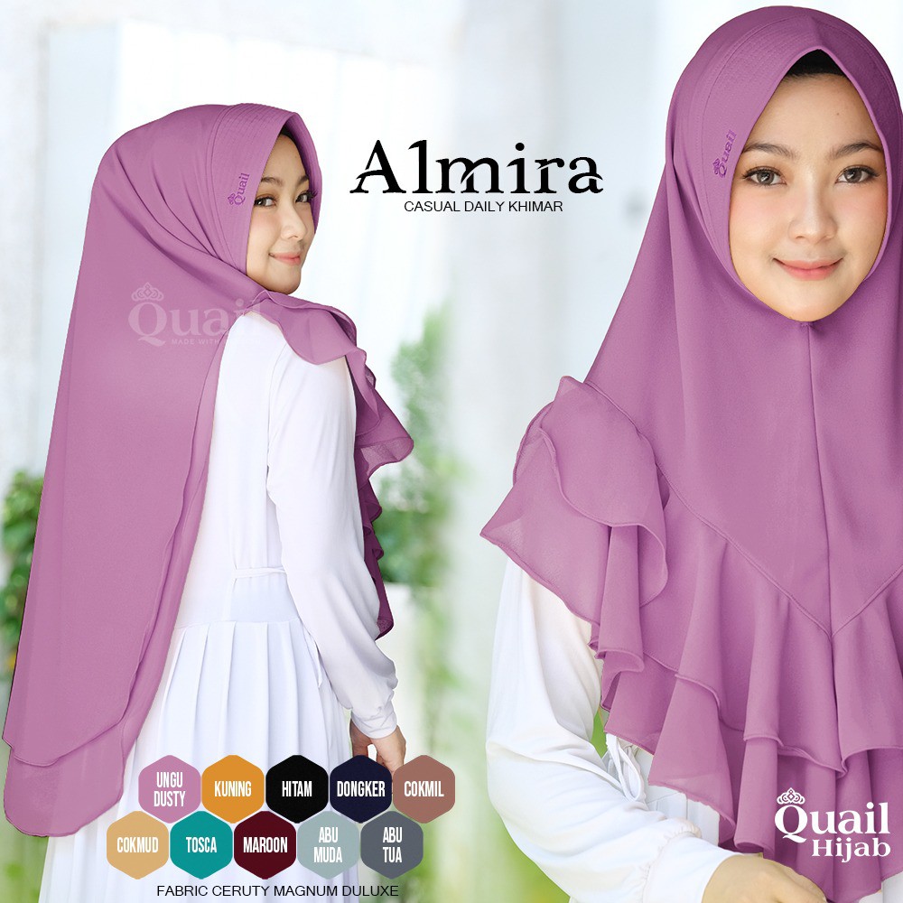 Almira Quail Hijab Ori Murah