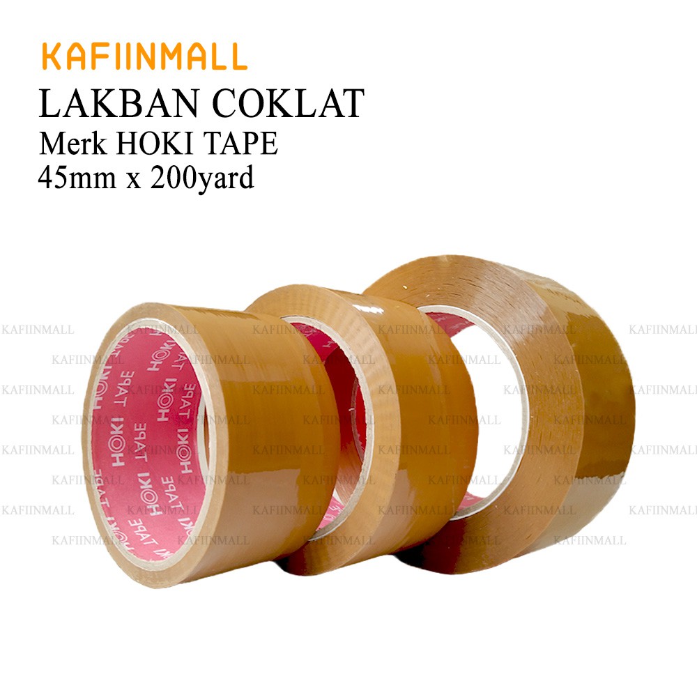 Murah Super Clean 45mmx200Y 45mmx100Y LAKBAN BENING dan Coklat  HORICI TAPE DAN HOKI TAPE/ISOLASI