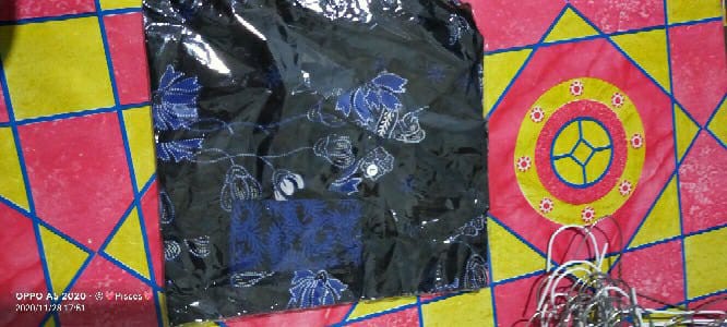 Baju Batik Couple Keluarga Batik Couple Kondangan Motif Sakura Biru