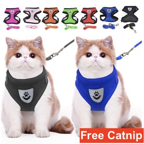 [ PROMO ] ROMPI KUCING + TALI HARNESS ANJING HARNESS KUCING TALI TUNTUN KUCING ROMPI ANJING