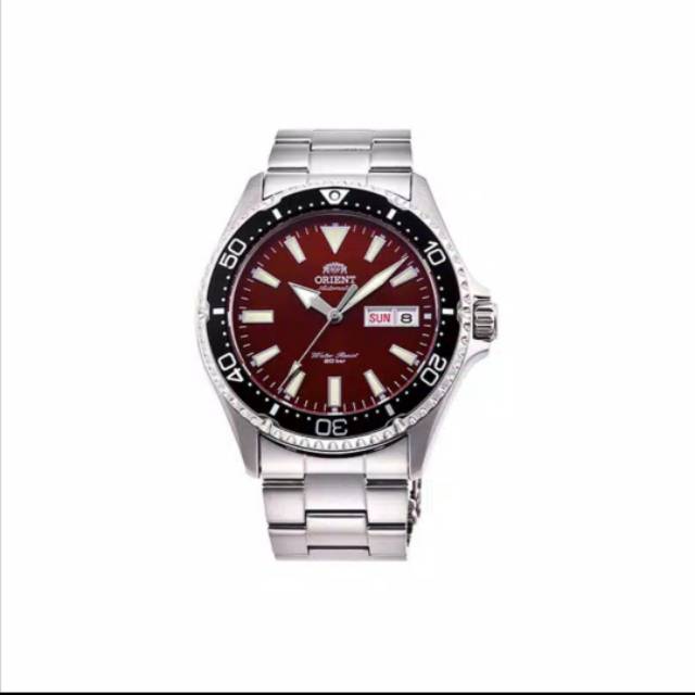 Jam Tangan Pria Orient RA-AA0003R MAKO III Automatic Red Dial Original