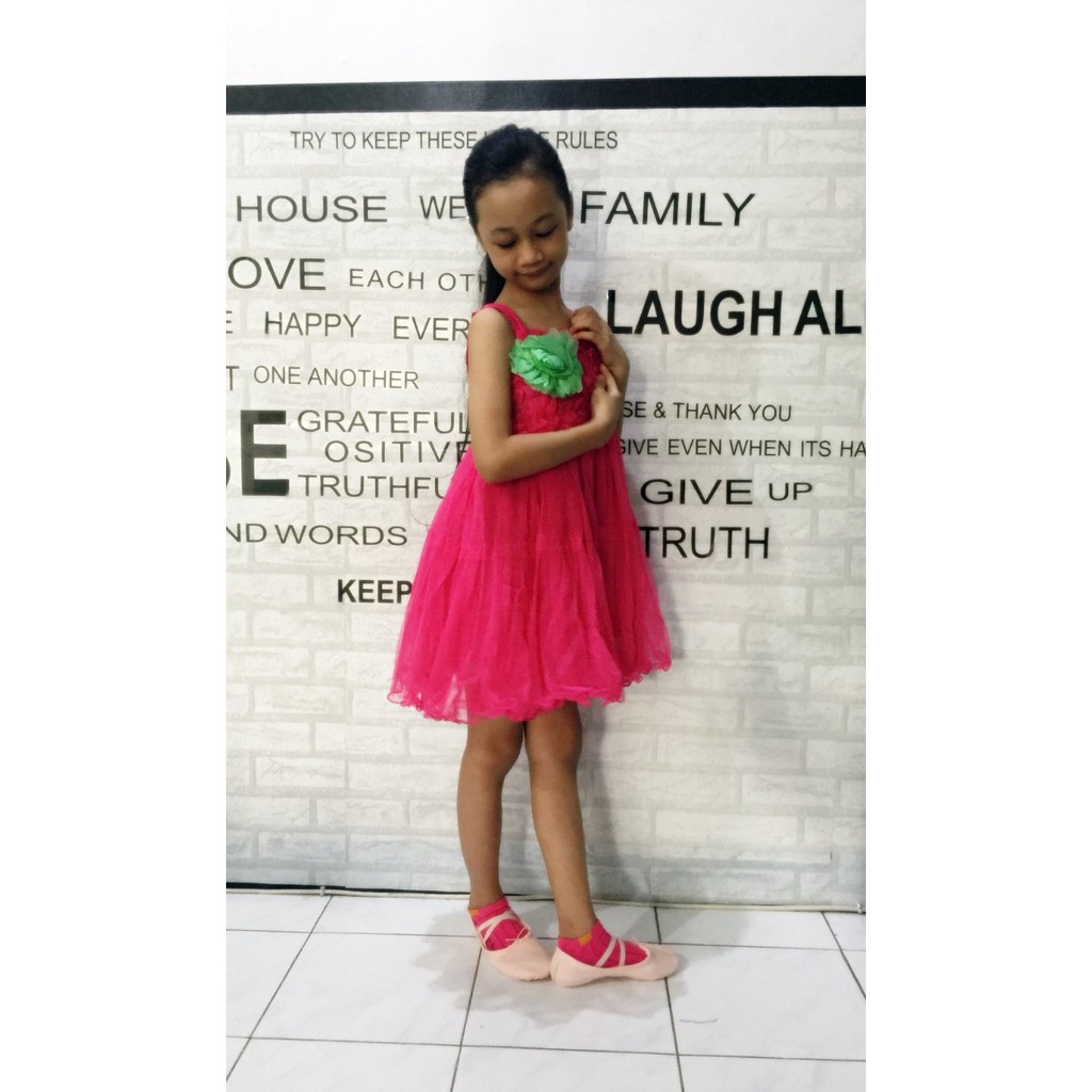 Dress Corsage Fanta 532 Party dress anak