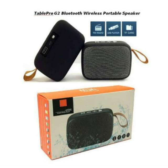 PROMO!!! SPEAKER BLUETOOTH G2 PORTABLE WIRELESS SPEAKER MUSIC SUARA MANTAP