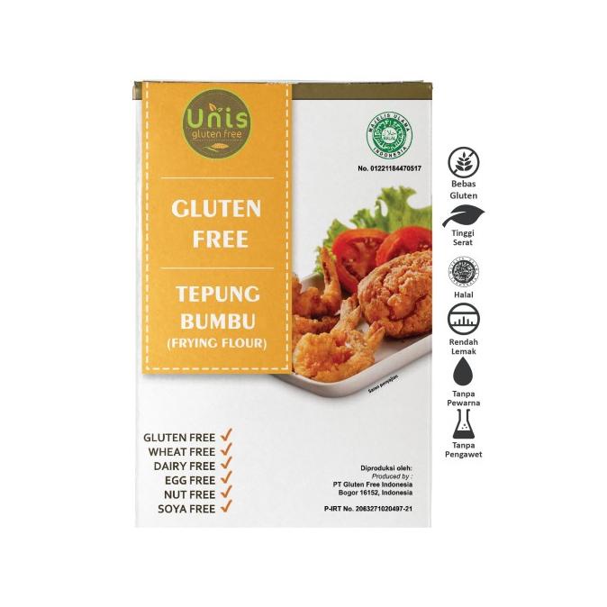 

BISA COD Unis Gluten Free, Tepung Goreng Bebas Gluten (500 gram)