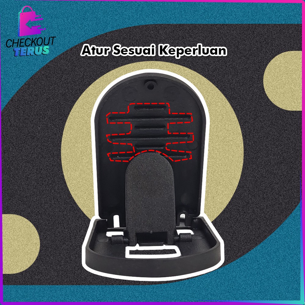 CT C366 Stand Holder Hp Penyangga Hp Stand Holder Untuk Nonton Aksesoris Hp Dudukan Handphone Sandaran Hp Untuk Nonton