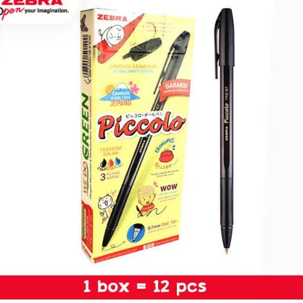 

[PRODUK HJIMF] GROSIR SELUSIN 12 BUAH PULPEN SEMI GEL ZEBRA PICCOLO PICOLO PICOLLO PICCOLLO 90T