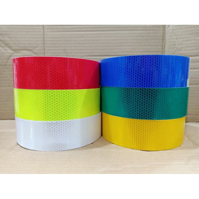 STICKER SCOTCHLITE REFLECTIVE HONEYCOMB / SARANG TAWON / PRISMATIC 5cm