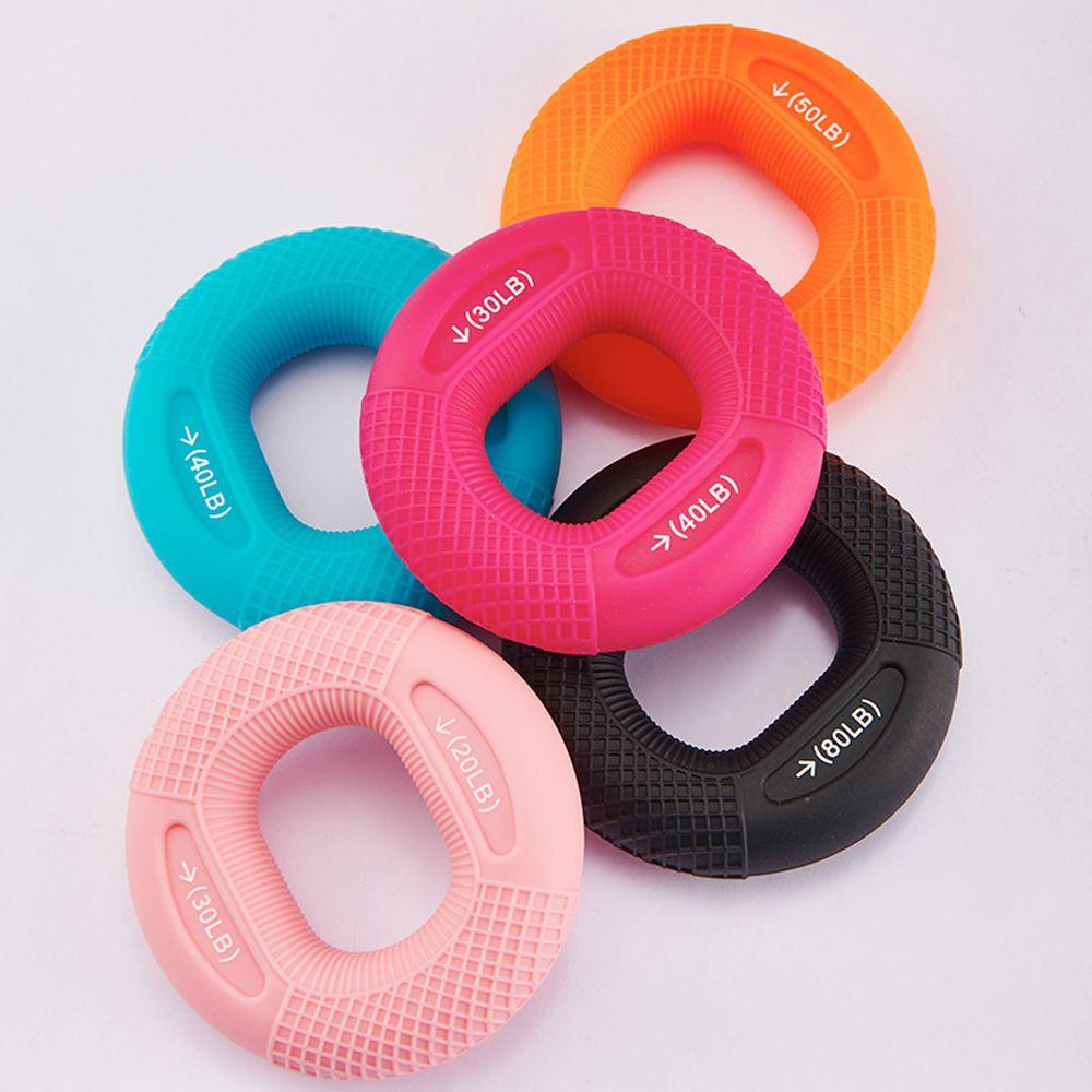 Agustina Grip Ring Berolahraga Mencengkeram Tangan Adjustable Alat Latihan Alat Latihan Finger Trainer Recovery Training Latihan Kekuatan