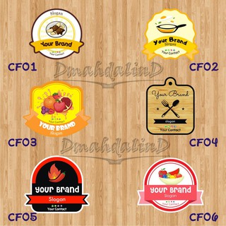 PROMO Cetak Stiker  A3 GRATIS Desain Label Logo Makanan 