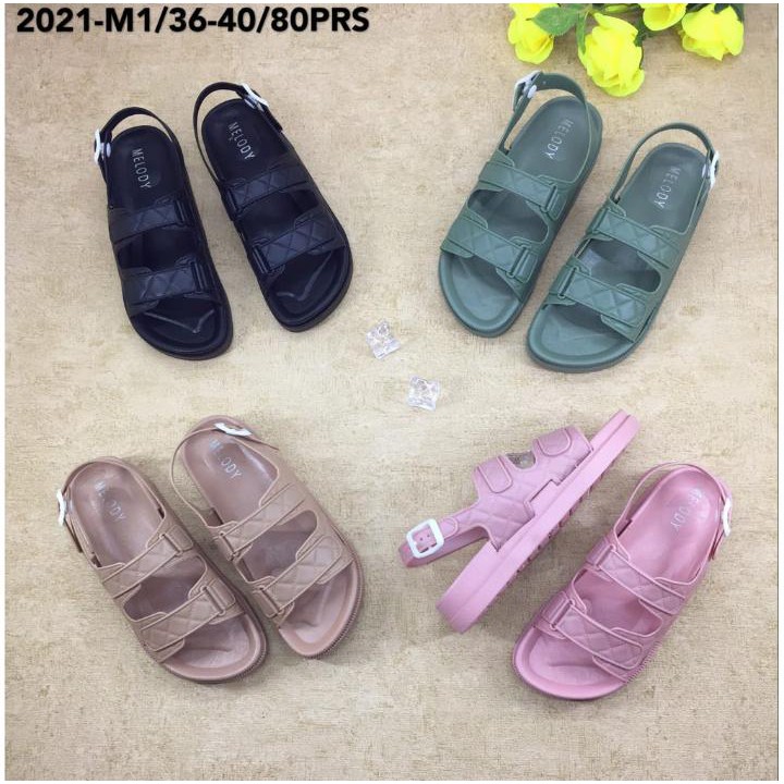 6.6 MEGA!! Sandal Jelly Tali Julia Wanita BLC 1728-X1 /8868 DIXIE Tali Import ALGEA-5