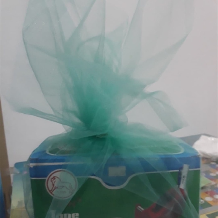 kain tule /kain tile ukuran besar 50 x 60cm Pasltik kado bungkus hadiah storage hampers birthday gift/ wedding souvenir