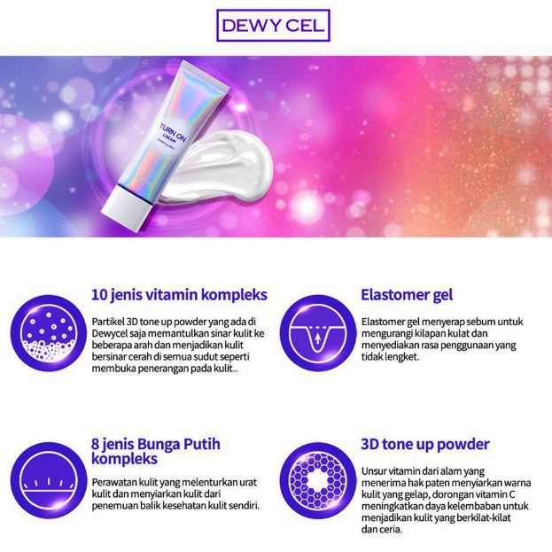 Dewycel Turn On Cream [SHARE] Dewy cel 3D Whitening Cream Original 100% Authentic