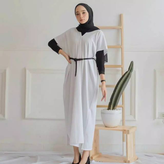 Tunik Amelia/plus gesper/belt update terbaru/long tunik