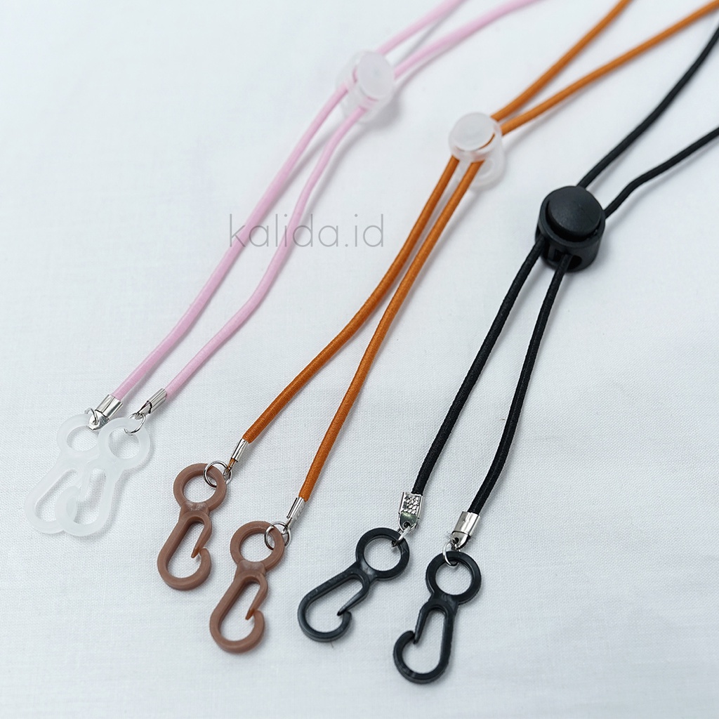 TALI/KALUNG/STRAP MASKER 2in1 KARET ELASTIS POLOS