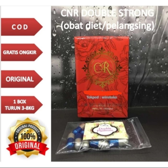 

Cnr Double Strong Obat Pelangsing (Obat Diet Dokter Ampuh)